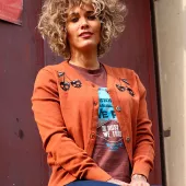 Dámský svetr Rusty Pistons RPSWW39 Goshen mustard