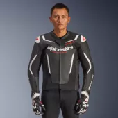 Kožená bunda 2026 Alpinestars GP Force V2 black/white
