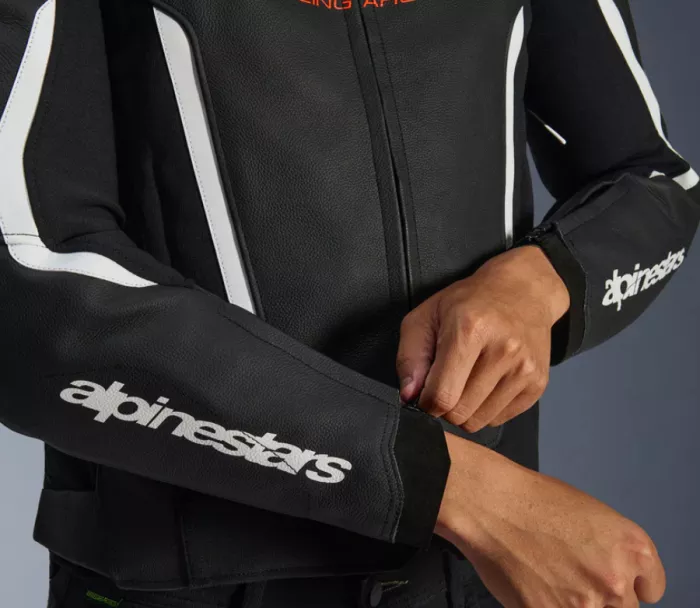 Kožená bunda 2026 Alpinestars GP Force V2 black/white