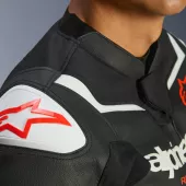 Kožená bunda 2026 Alpinestars GP Force V2 black/white