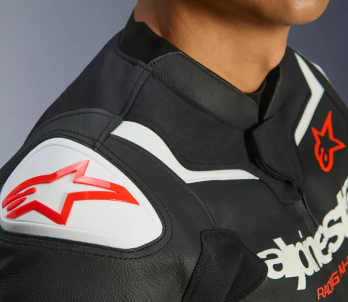 Kožená bunda 2026 Alpinestars GP Force V2 black/white