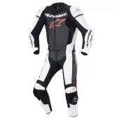 Dvoudílná kožená kombinéza 2025 Alpinestars GP Force Luvr black/white/red fluo