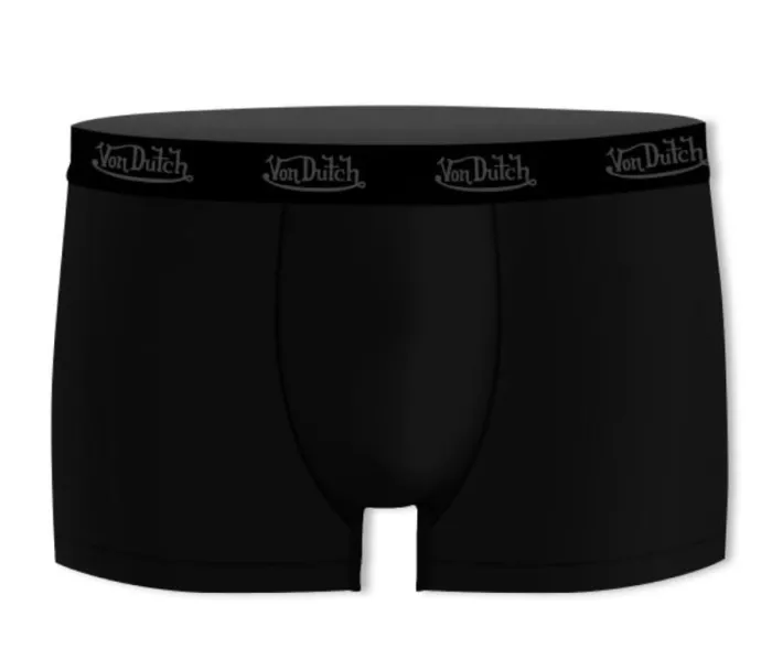 Boxerky Von Dutch Basic black/grey (2ks v balení)