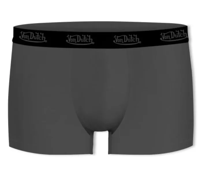 Boxerky Von Dutch Basic black/grey (2ks v balení)