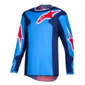 Motokrosový dres 2026 Alpinestars Fluid Grid blue/red