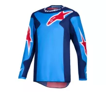 Motokrosový dres 2026 Alpinestars Fluid Grid blue/red
