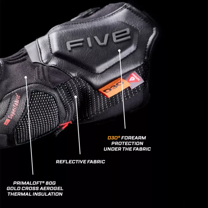 Cestovní rukavice Five GT1 Evo GTX black