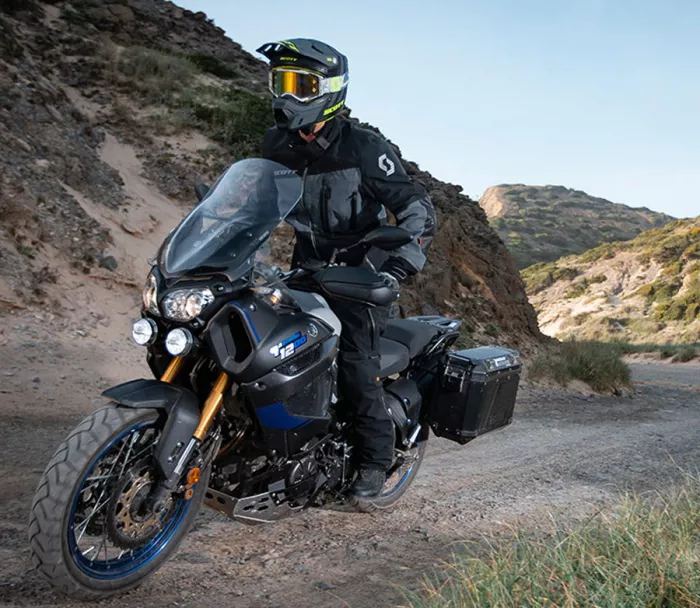 Pánské kalhoty na moto SCOTT Priority GTX black