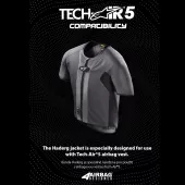 Dámská bunda na motorku XRC Haderg white/blk/red