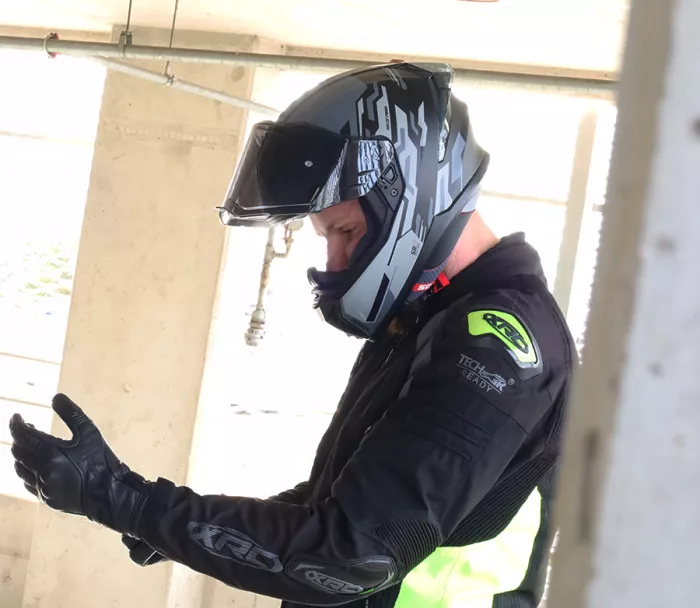 Pánská bunda XRC Haderg AIR 2.0 blk/grey/fluo