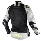 Dámská bunda na moto XRC Haderg AIR 2.0 fluo/grey
