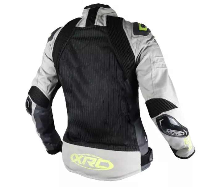 Dámská bunda na moto XRC Haderg AIR 2.0 fluo/grey
