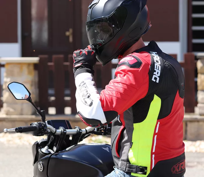 Bunda na moto XRC Haderg red/blk/white/fluo