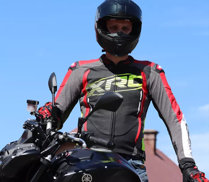 Bunda na moto XRC Haderg red/blk/white/fluo