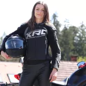 Dámská bunda na moto XRC Haderg blk/white