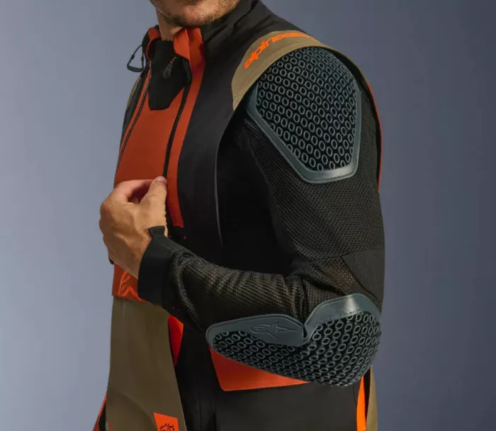 Bunda na moto Alpinestars Halo Pro Drystar XF laminated walnut/rusty/black