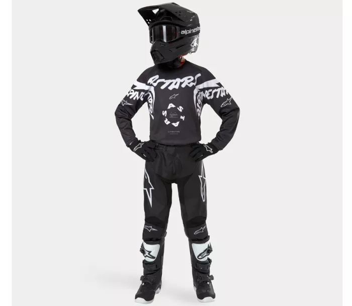 Dětské motokrosové kalhoty 2024 Alpinestars Youth Racer Hana black/white