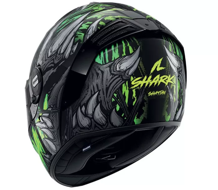 Integrální helma na moto Shark KGA SPARTAN RS SHAYTAN Black Green Grey