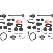 Bluetooth headset pro uzavřené a otevřené přilby Interphone U-COM3 Twin Pack