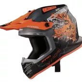 Dětská helma Acerbis Profile nero/arancio fluo