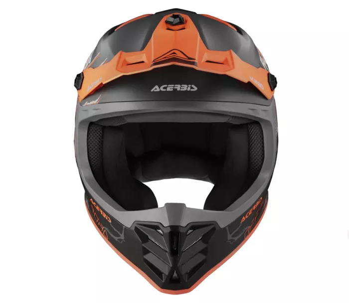 Dětská helma Acerbis Profile nero/arancio fluo