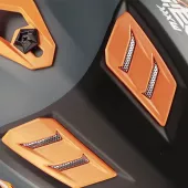 Dětská helma Acerbis Profile nero/arancio fluo