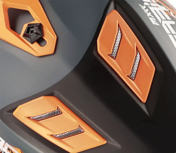 Dětská helma Acerbis Profile nero/arancio fluo