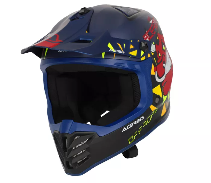 Dětská helma na motokros Acerbis Profile blue/black
