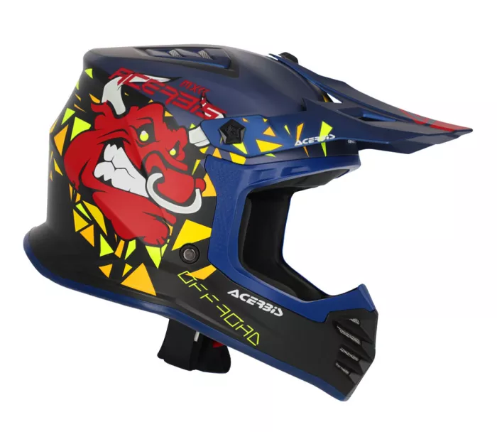 Dětská helma na motokros Acerbis Profile blue/black