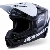 MX helma 2026 Alpinestars SM3 Radium black/white/grey glossy