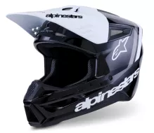 MX helma 2026 Alpinestars SM3 Radium black/white/grey glossy
