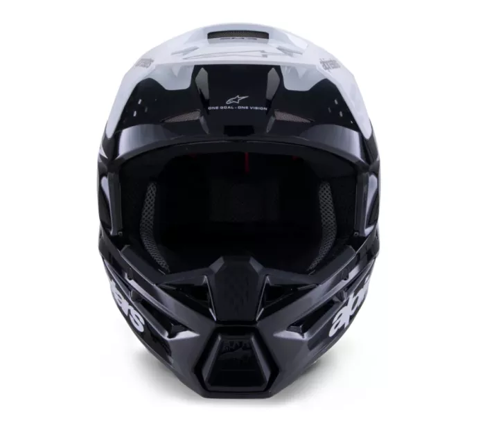 MX helma 2026 Alpinestars SM3 Radium black/white/grey glossy