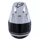 MX helma 2026 Alpinestars SM3 Radium black/white/grey glossy