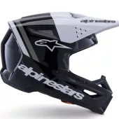 MX helma 2026 Alpinestars SM3 Radium black/white/grey glossy