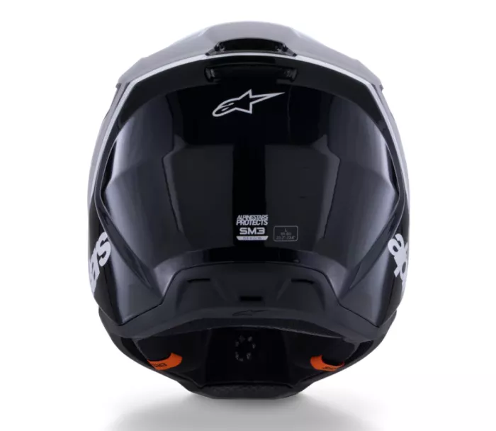 MX helma 2026 Alpinestars SM3 Radium black/white/grey glossy