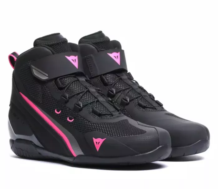 Dámské boty Dainese HERIAN AIR SHOES WMN BLACK/FLUO PINK