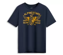 Tričko 2025 Alpinestars Heritage patch navy