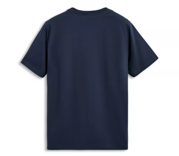 Tričko 2025 Alpinestars Heritage patch navy