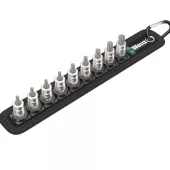 WERA Socket belt with 1/4" drive hex socket bits - US sizes