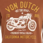 Pánské tričko Von Dutch Hit light coffee