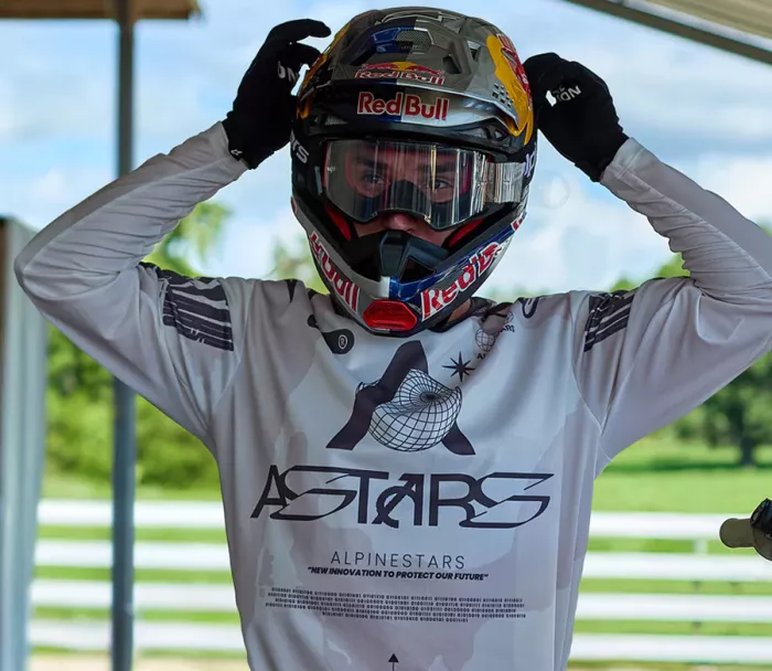 Motokrosový dres 2025 Alpinestars Racer Hollow light camo brown