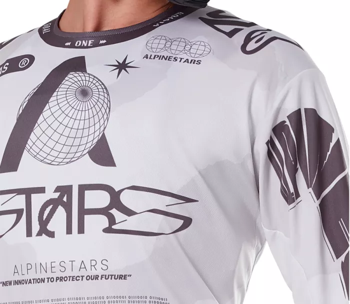 Motokrosový dres 2025 Alpinestars Racer Hollow light camo brown