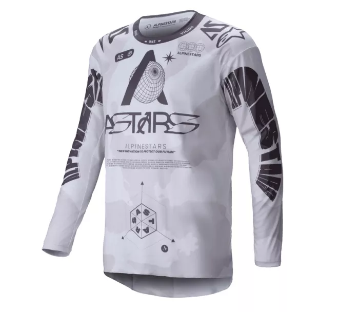 Motokrosový dres 2025 Alpinestars Racer Hollow light camo brown