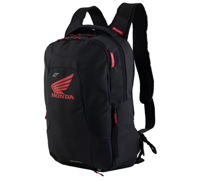 Batoh 2025 Alpinestars Honda City Hunter V2 black/bright red