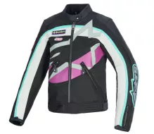 Dámská bunda 2026 Alpinestars Idles black/off white/purple