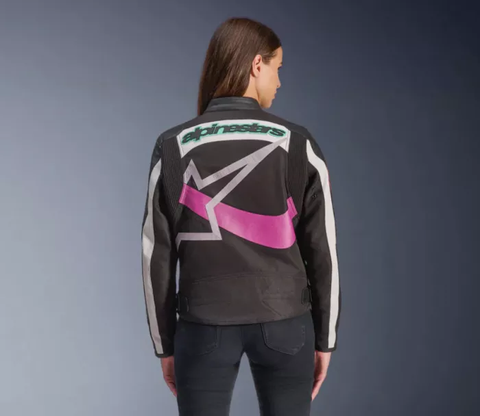 Dámská bunda 2026 Alpinestars Idles black/off white/purple