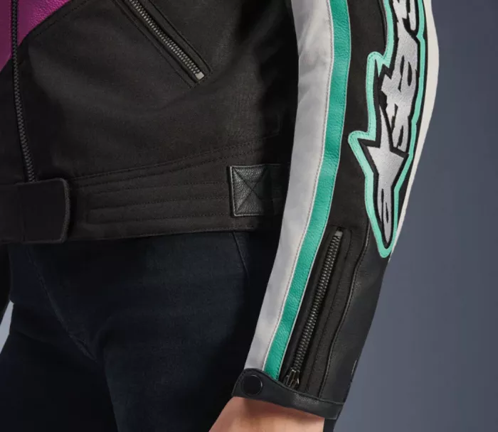 Dámská bunda 2026 Alpinestars Idles black/off white/purple