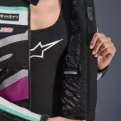 Dámská bunda 2026 Alpinestars Idles black/off white/purple