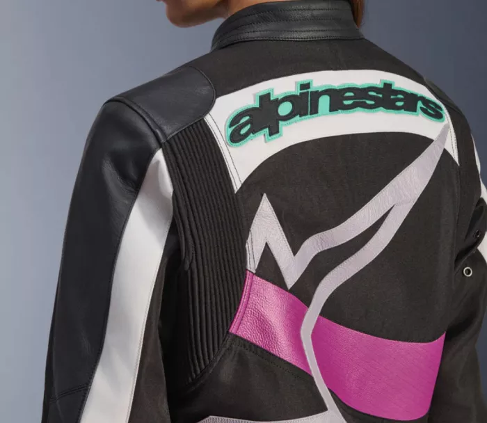 Dámská bunda 2026 Alpinestars Idles black/off white/purple