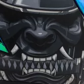 Helma na motorku XRC Illustrator green